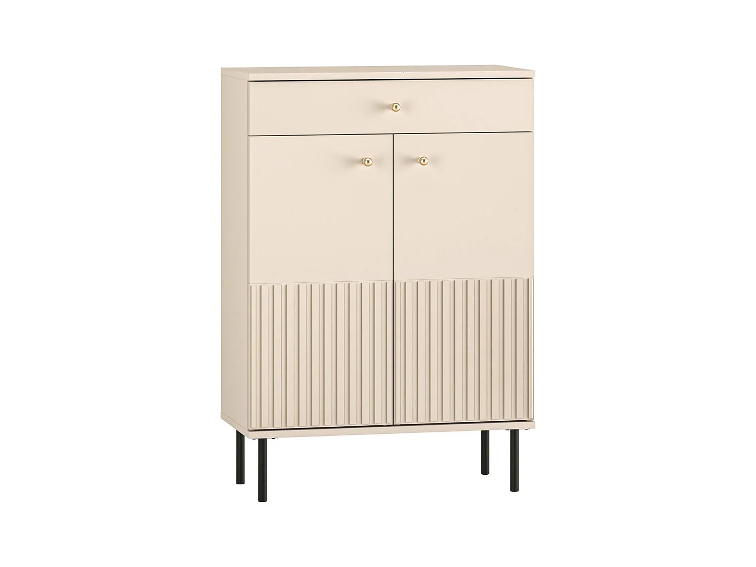 Meuble à chaussures avec tiroir 68 cm - beige - CALETTO