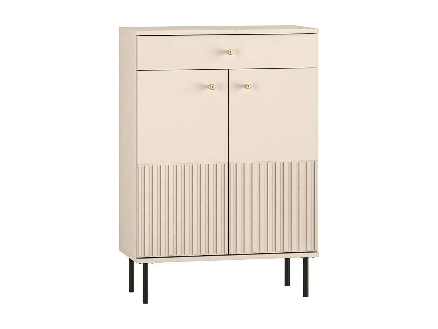 Meuble à chaussures avec tiroir 68 cm - beige - CALETTO