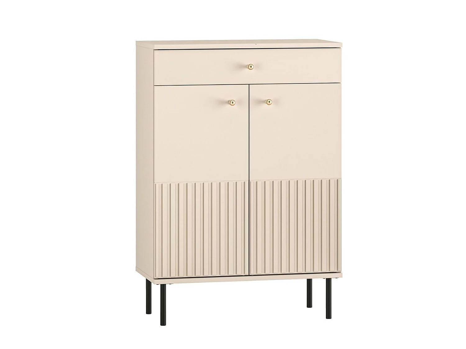 Schuhschrank mit Schublade - Beige - 68 cm - CALETTO