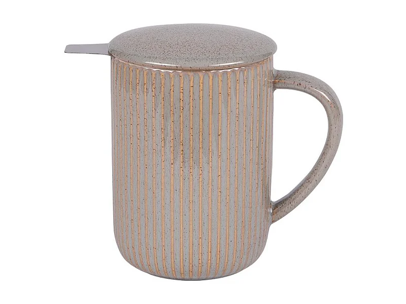 Tisanière Tiao gris-beige 47 cl