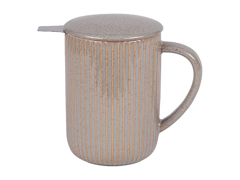 Tisanière Tiao gris-beige 47 cl