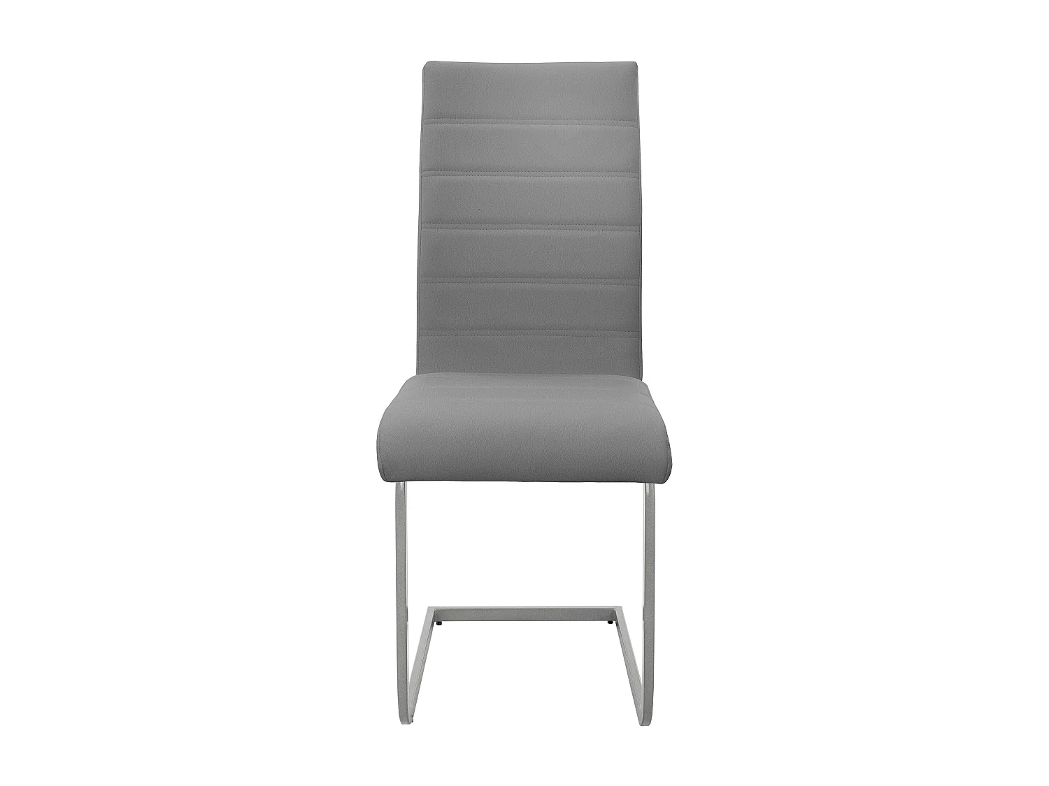 6 sillas de comedor basculante gris asientos cantilever de polipiel ergonómico