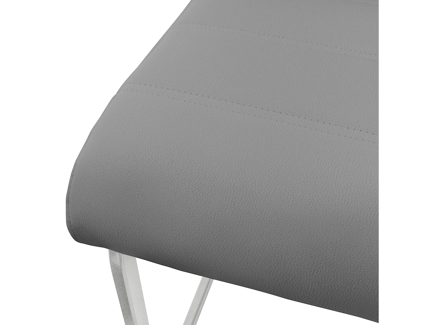 6 sillas de comedor basculante gris asientos cantilever de polipiel ergonómico