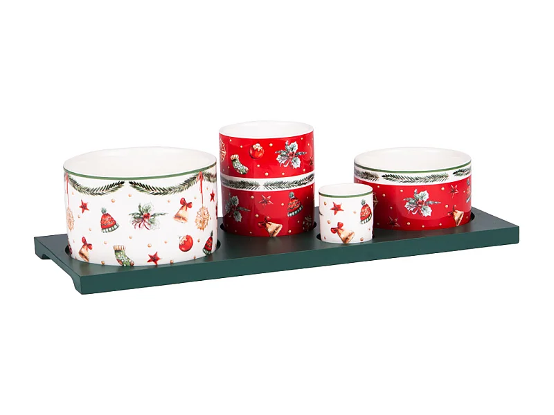 Service apéritif Bells 34,5 cm