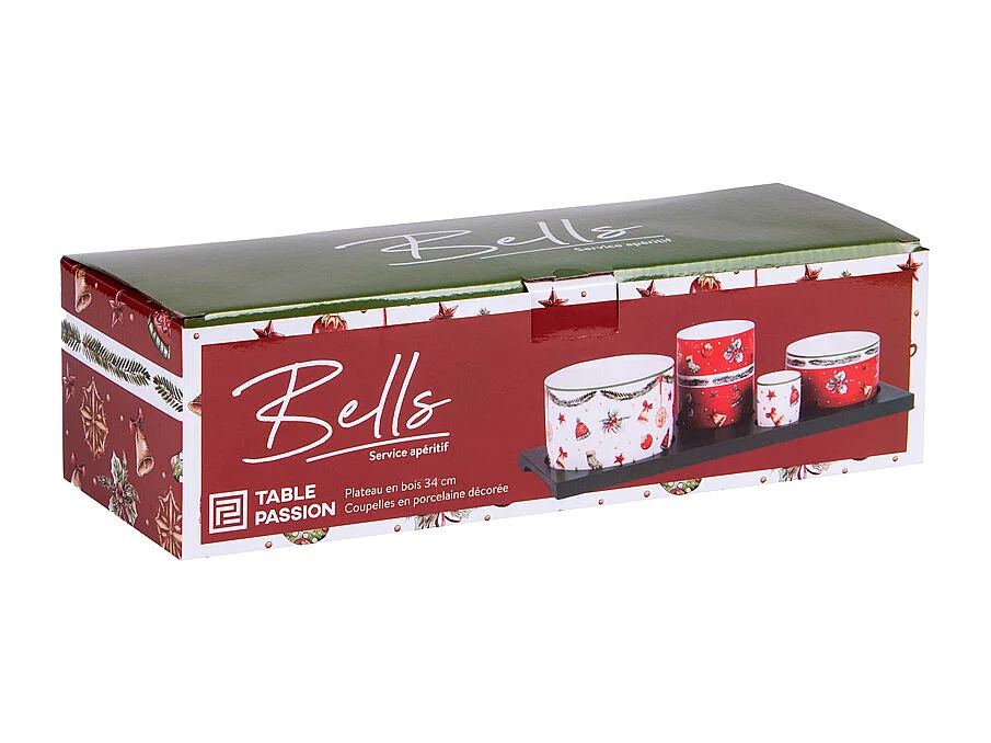 Service apéritif Bells 34,5 cm
