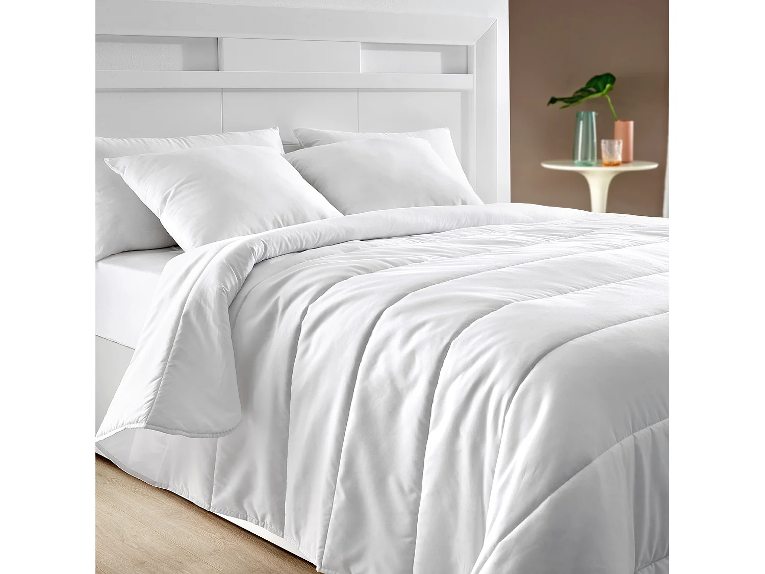 Relleno nórdico PIKOLIN HOME 135 x 200 cm, fibra Aloe Vera, 150 g/m², blanco