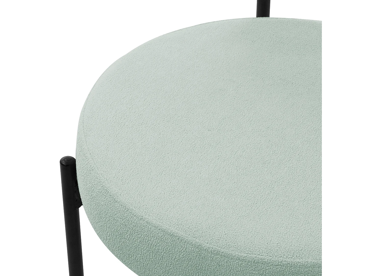 Set 4x sillas de comedor tejido teddy verde de terciopelo ergonómico moderno