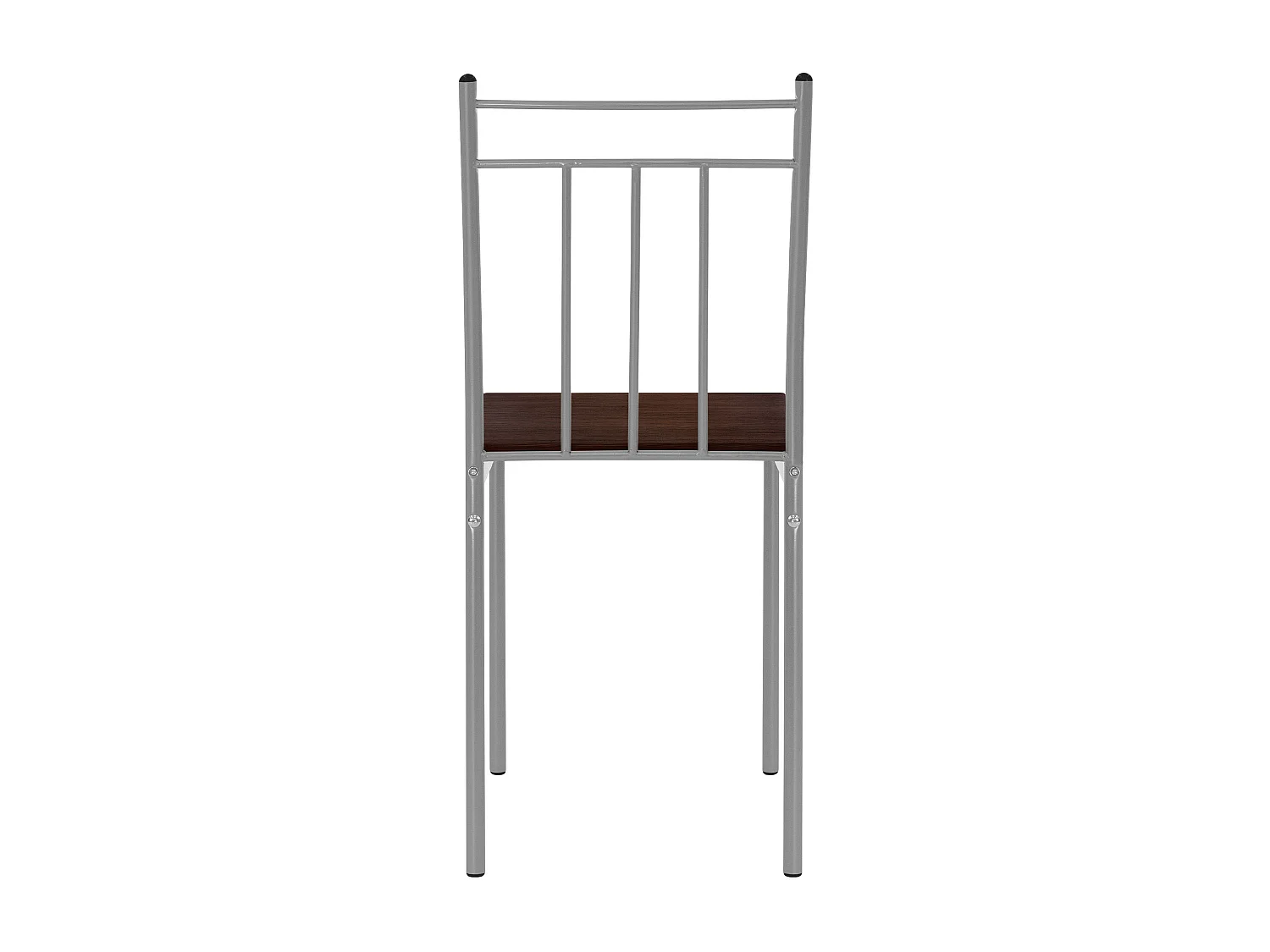 Juego de comedor de 5 piezas grupo de mesa y 4 sillas de madera roble oscuro