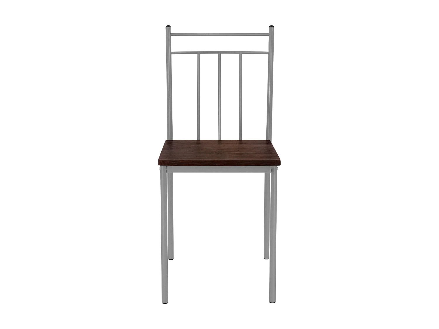 Juego de comedor de 5 piezas grupo de mesa y 4 sillas de madera roble oscuro