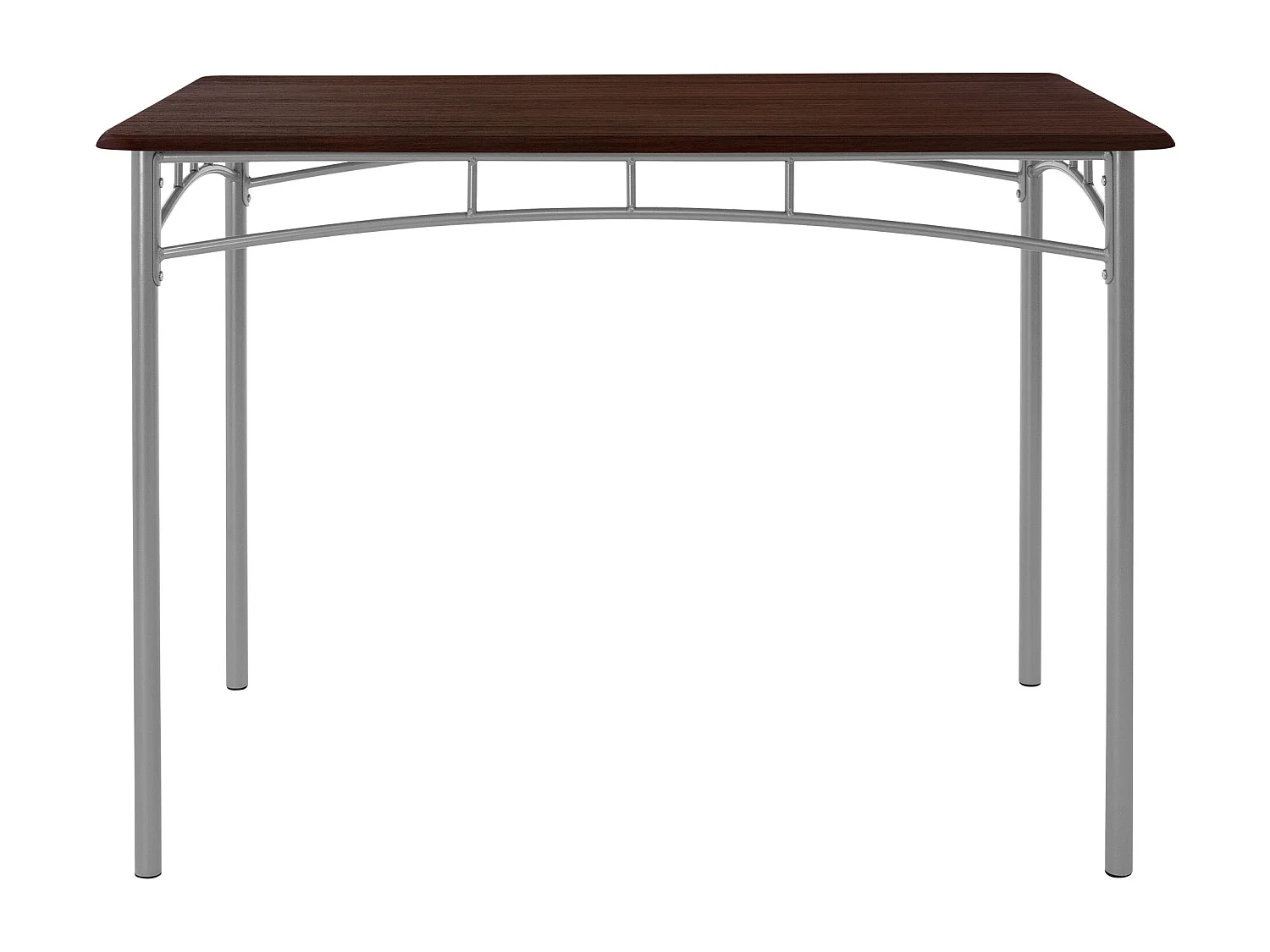 Juego de comedor de 5 piezas grupo de mesa y 4 sillas de madera roble oscuro