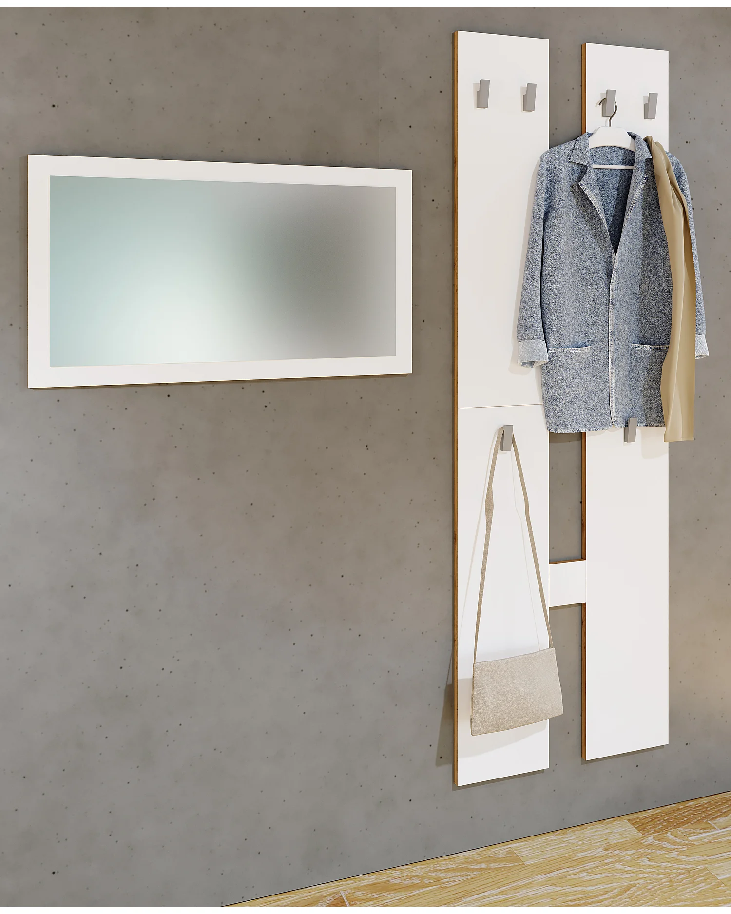 Gardeobe Set Diele Abbigliamento Gancio Salia M