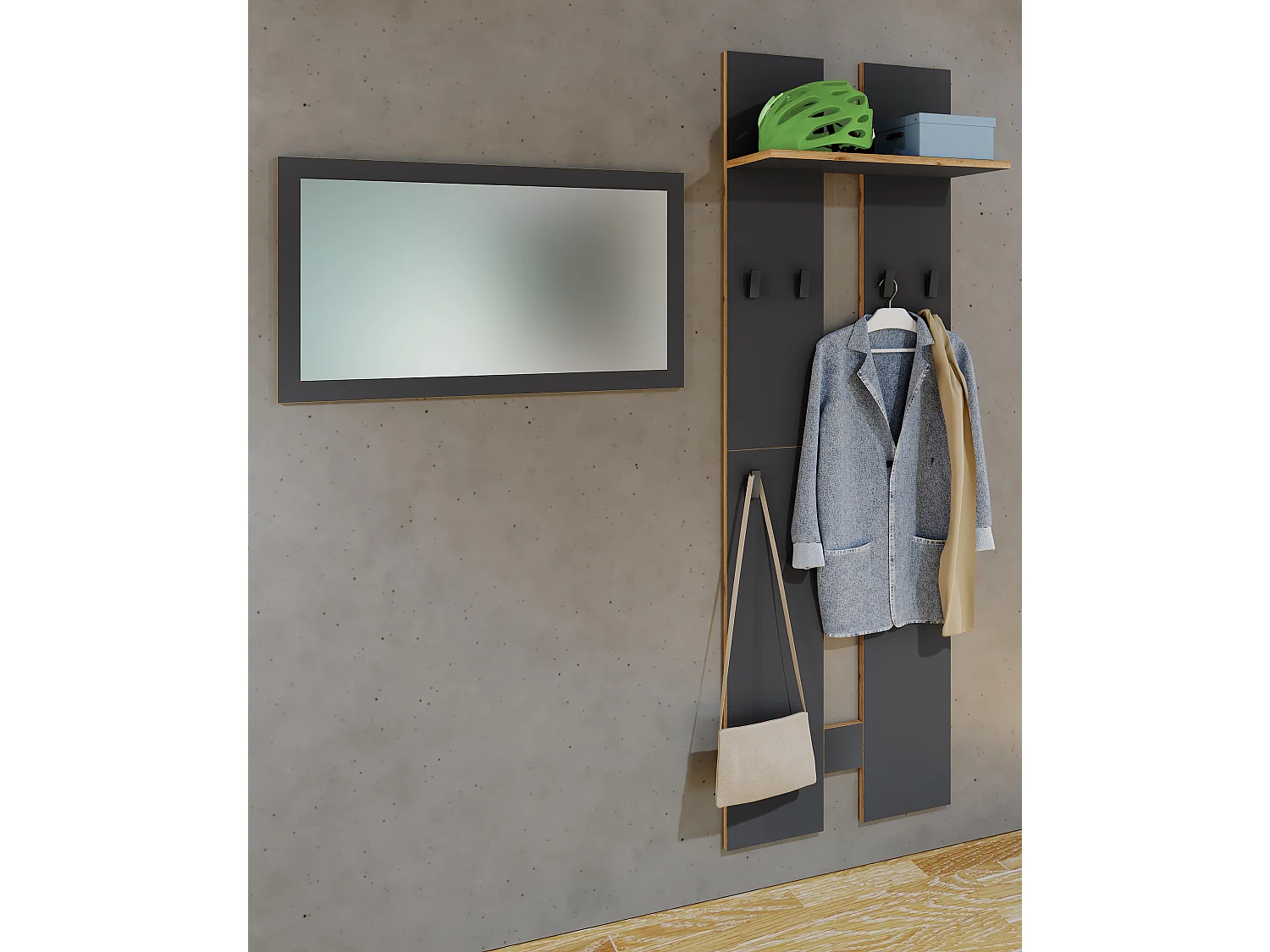 Zestaw szafy Dial Clothes Hook Salia L