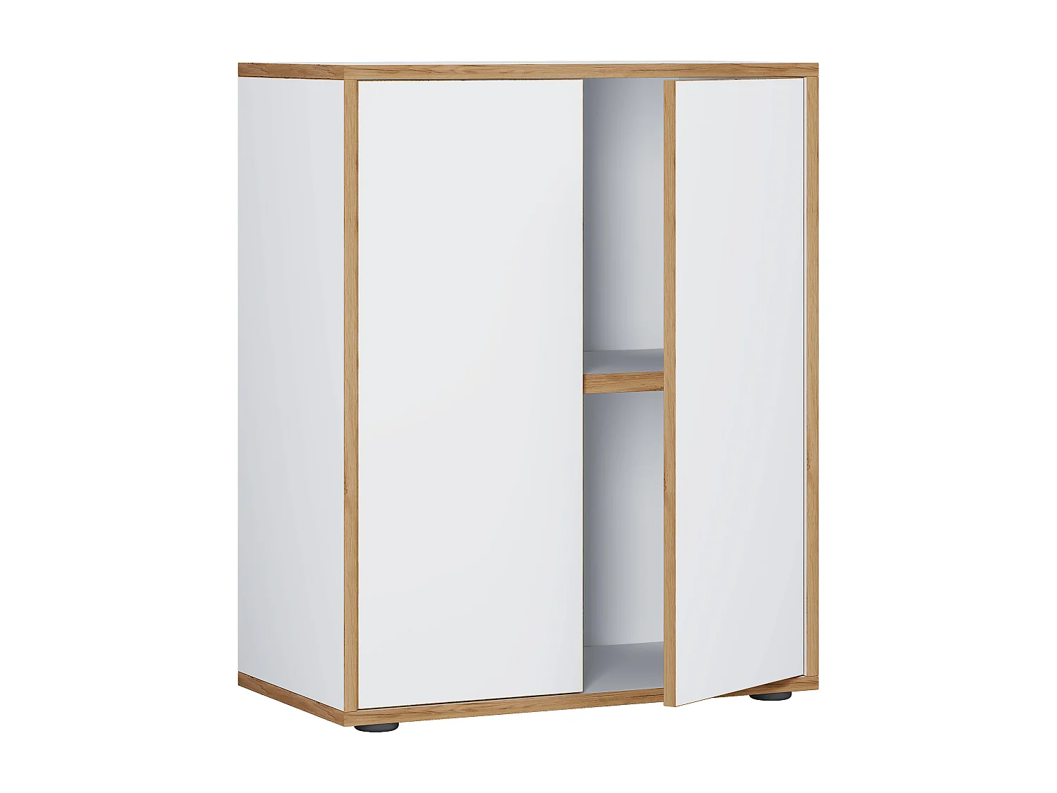 Office cabinet Salia White H. 74 x W. 60 x D. 33 cm
