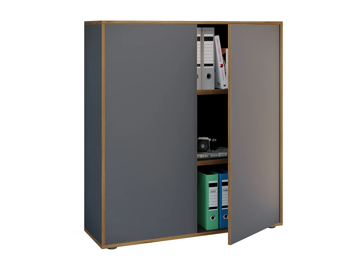 Büroschrank Aktenschrank Sideboard Salia 3fach