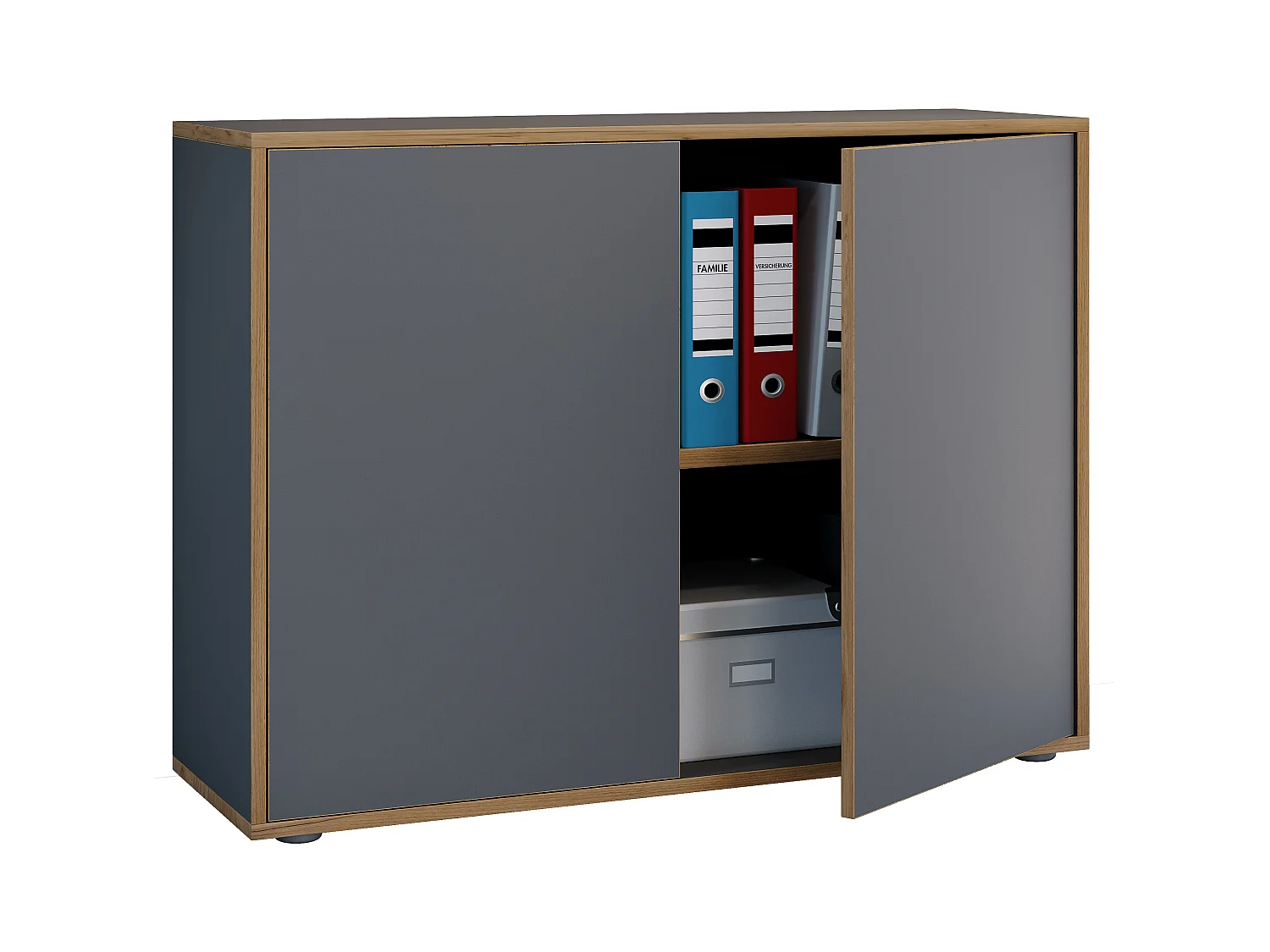 Büroschrank Aktenschrank Sideboard Salia 2fach