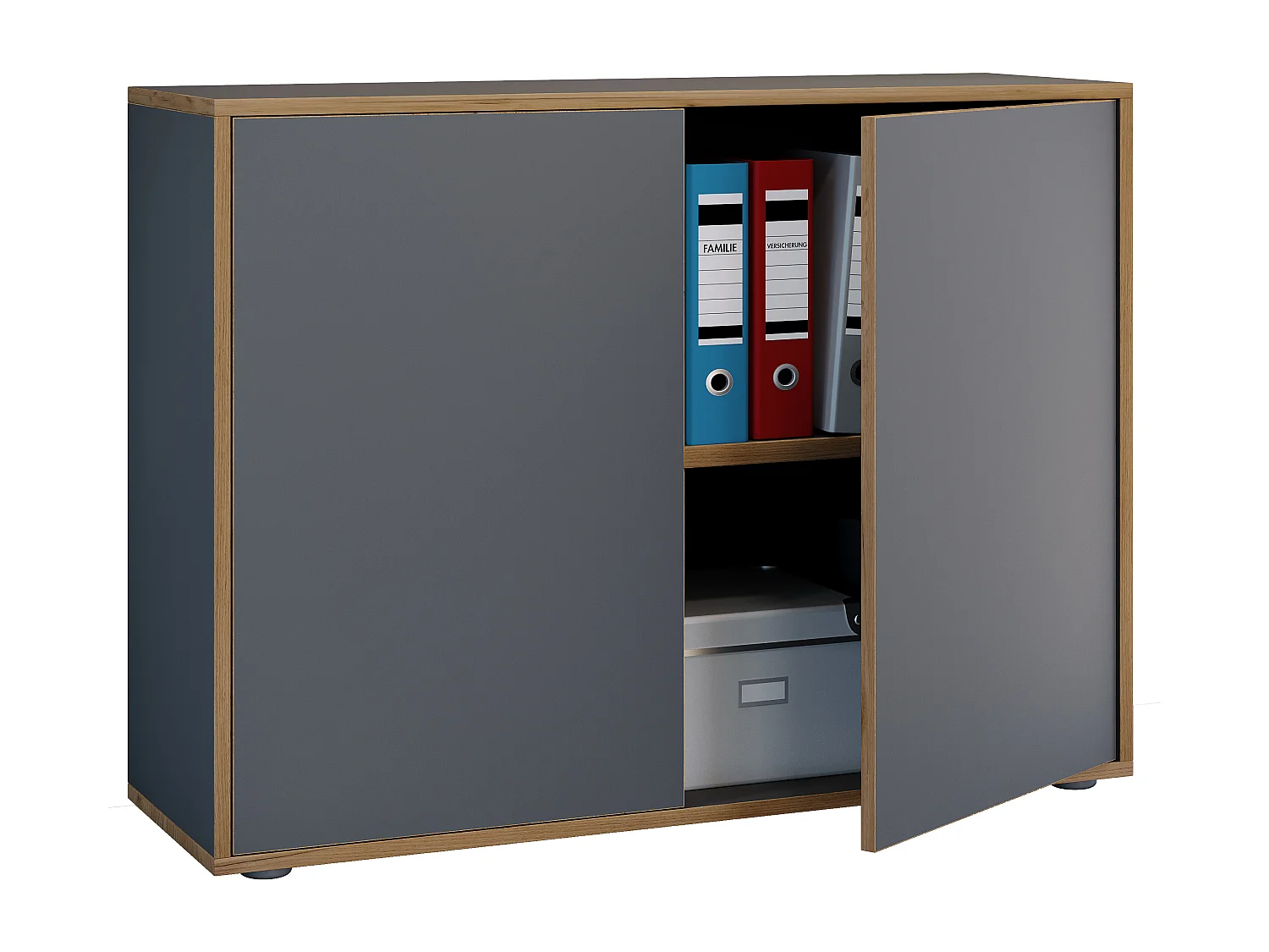 Büroschrank Aktenschrank Sideboard Salia 2fach