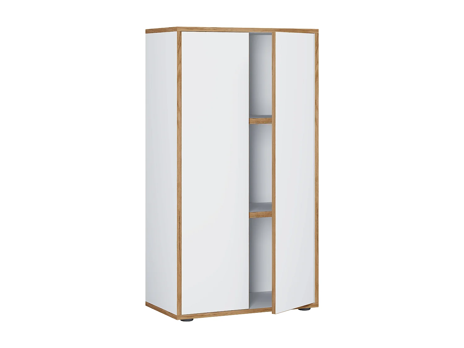 Office cabinet Salia White H. 110 x W. 60 x D. 33 cm