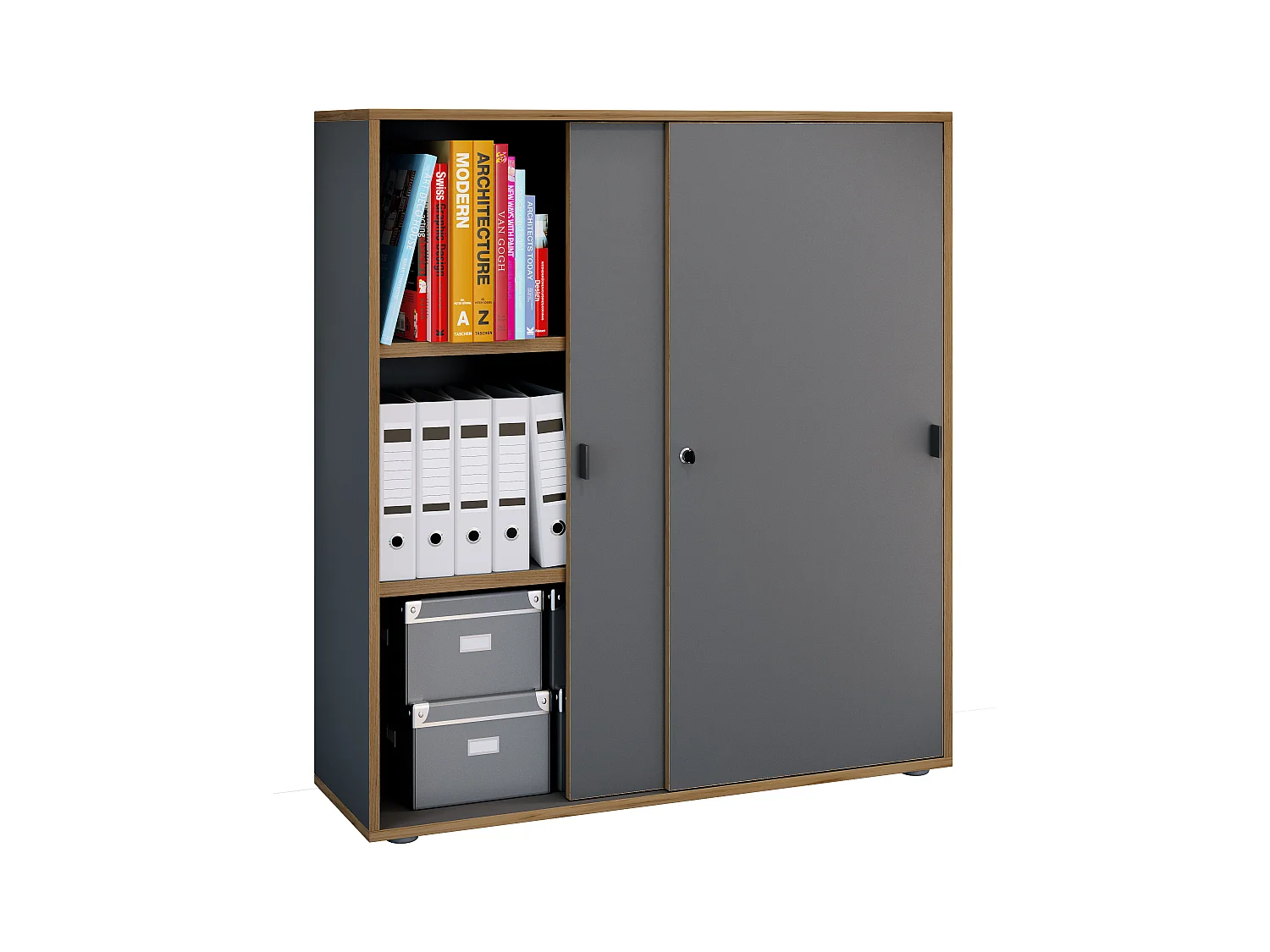 Porte scorrevoli per armadietti da ufficio Salia 3x 100