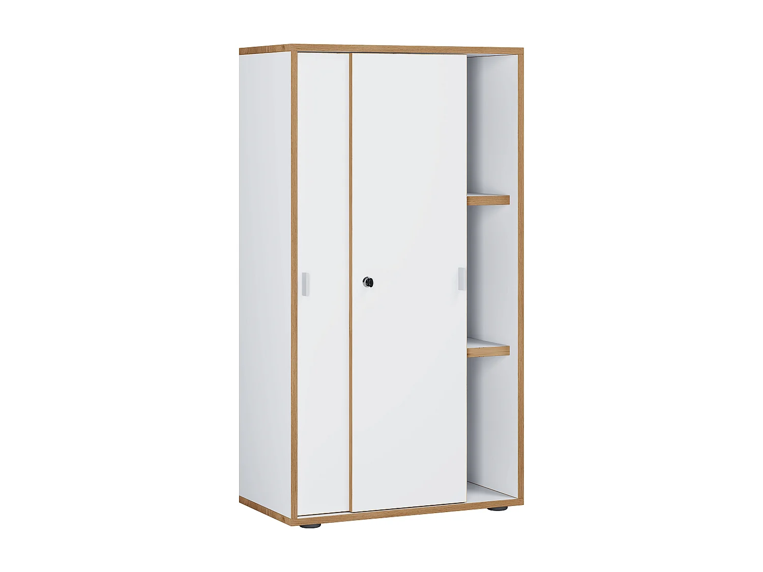 Office cabinet Salia White H. 110 x W. 60 x D. 37 cm