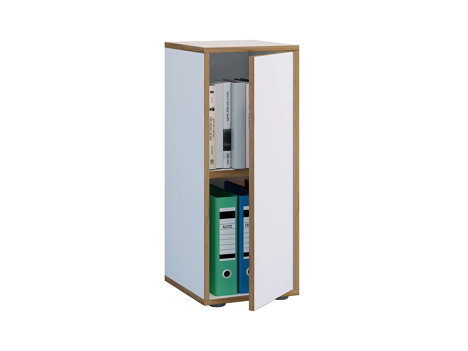 Office cabinet Salia White H. 74 x W. 30 x D. 33 cm