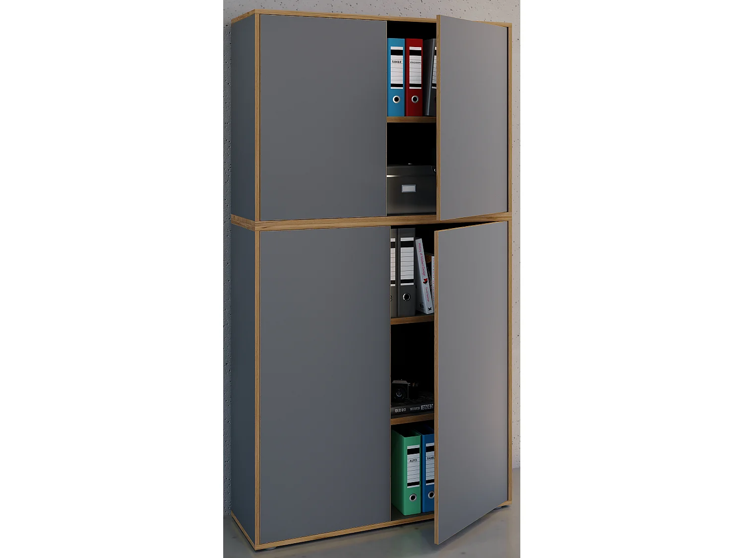 Büroschrank Aktenschrank Sideboard Salia 5fach