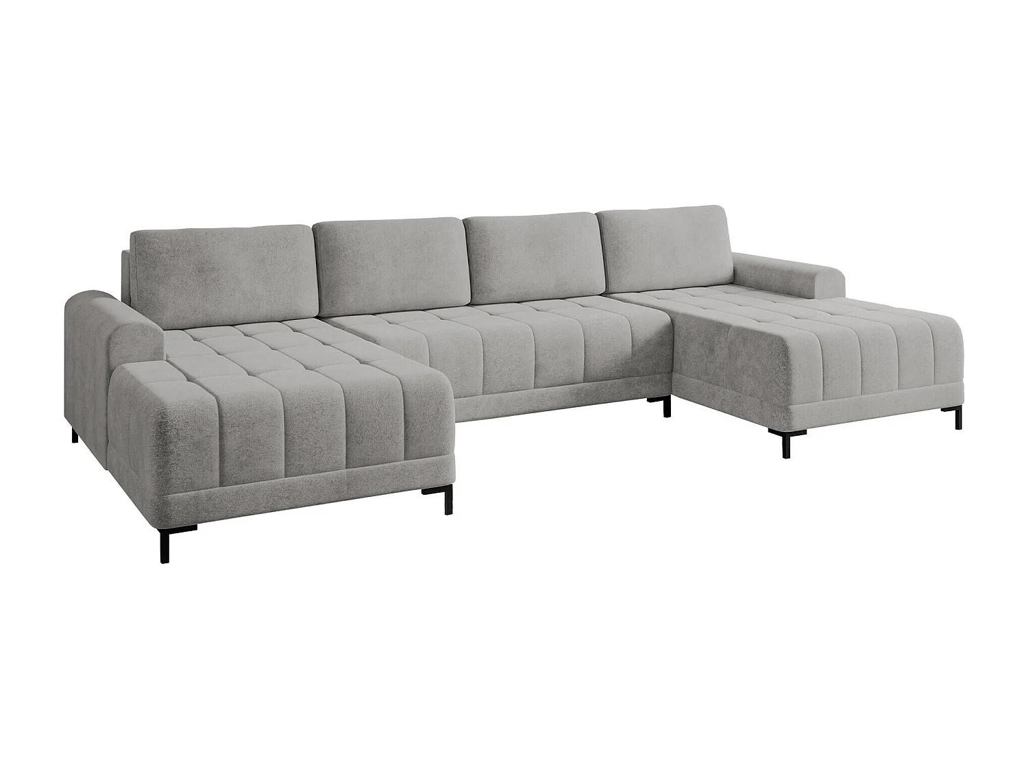 Canapé d'angle Stonecrest 101, Gris, Disponible, 337x168x92cm