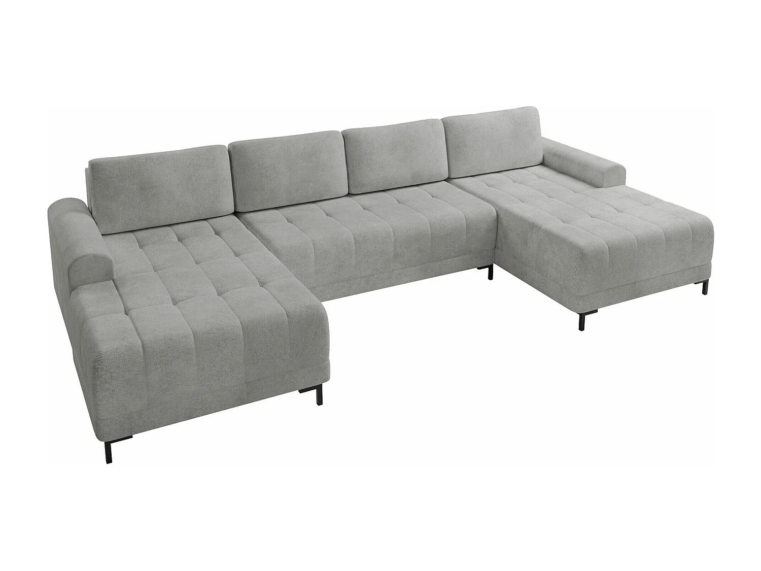 Canapé d'angle Stonecrest 101, Gris, Disponible, 337x168x92cm