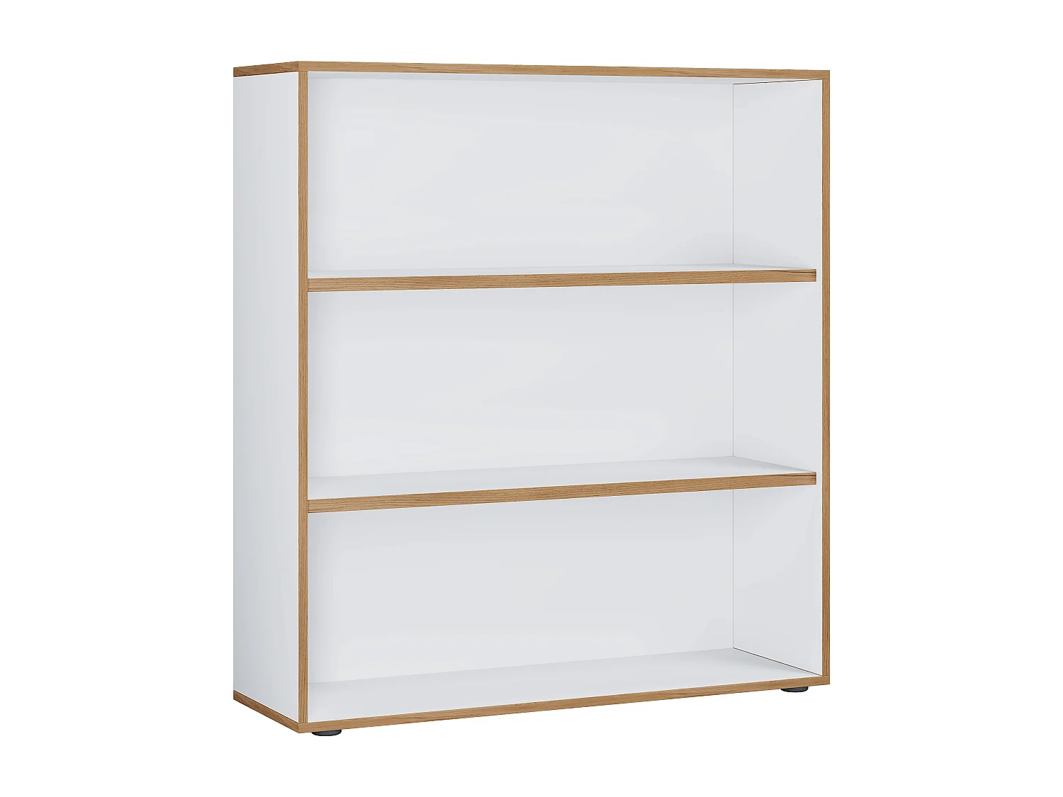 Office Shelf & Bookcase Salia White H. 110 x W. 100 x D. 32 cm