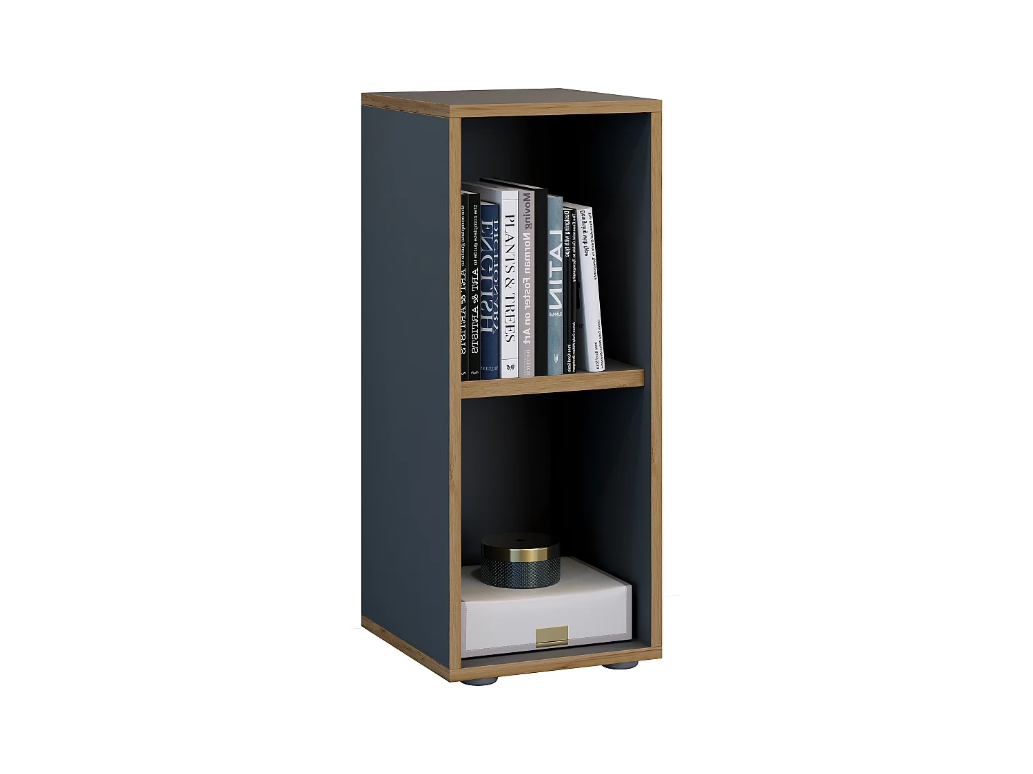 Holz Büro Regal Bücher Ordner Aktenregal Salia 2f
