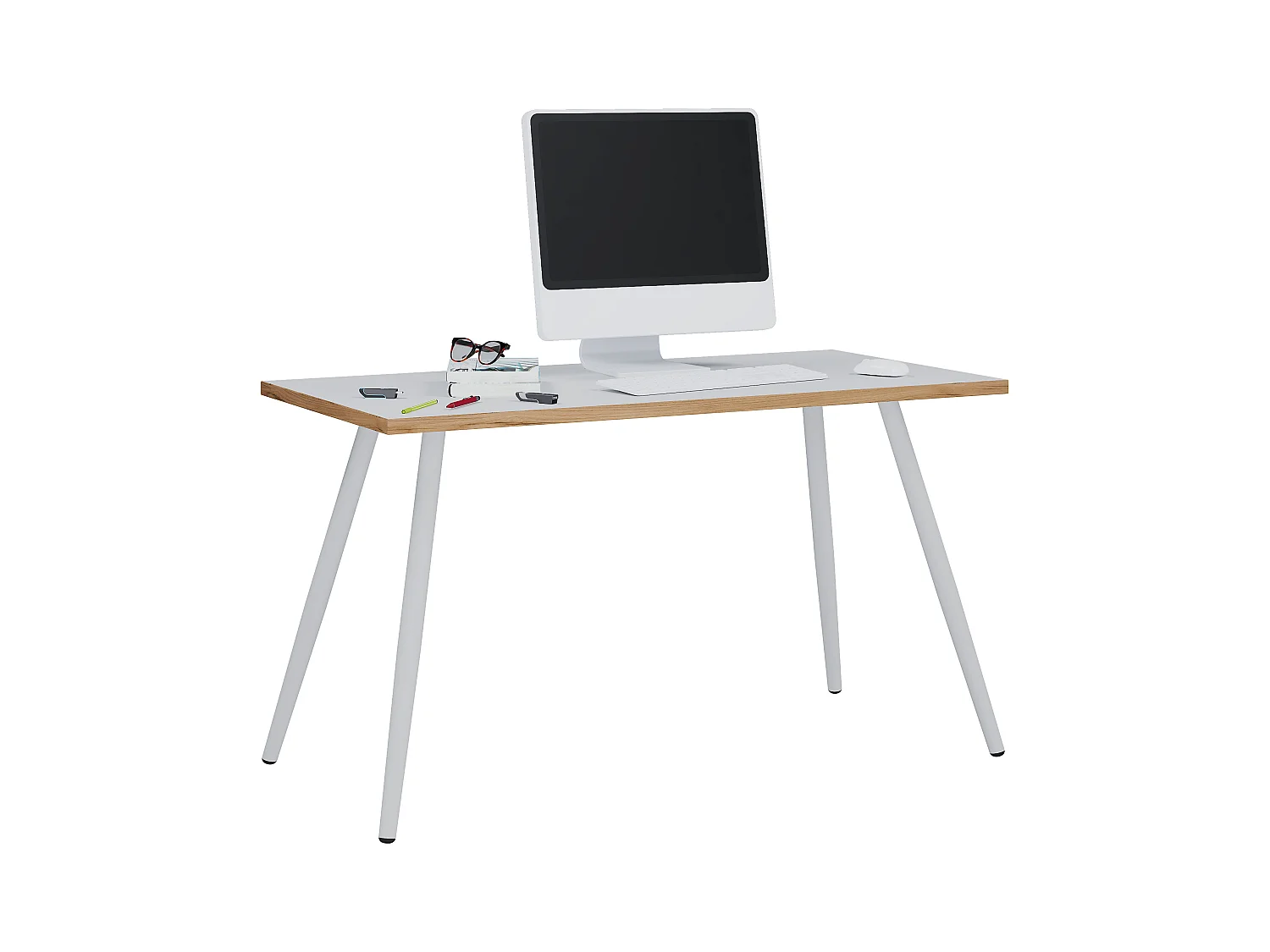Tavolo da ufficio da scrivania in legno Salia 110x50