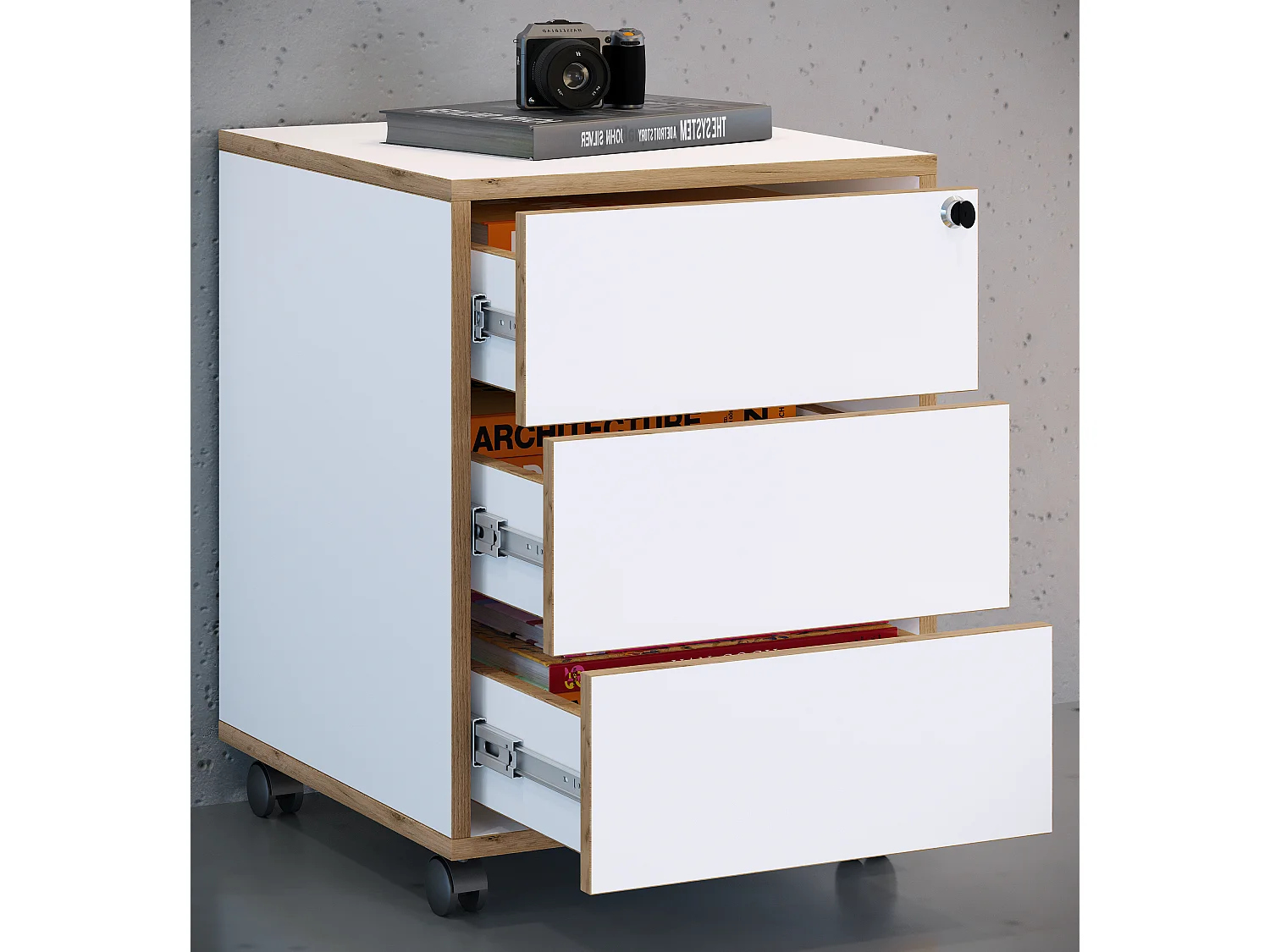 Kantoorrolcontainer Salia 3 Lade