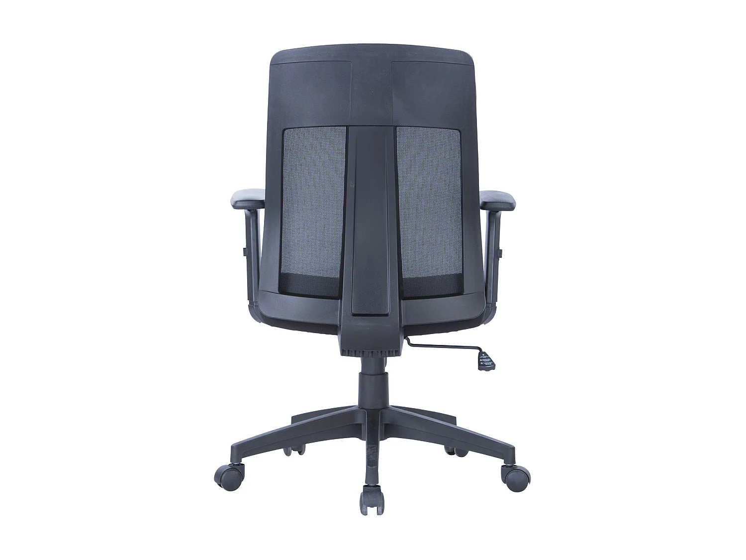 Laguna | Chaise de bureau à dossier haut en tissu noir