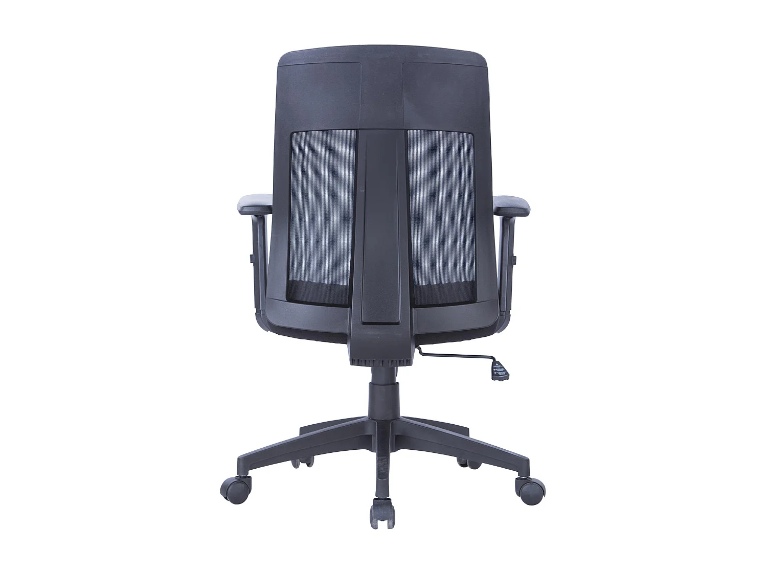 Laguna | Chaise de bureau à dossier haut en tissu noir