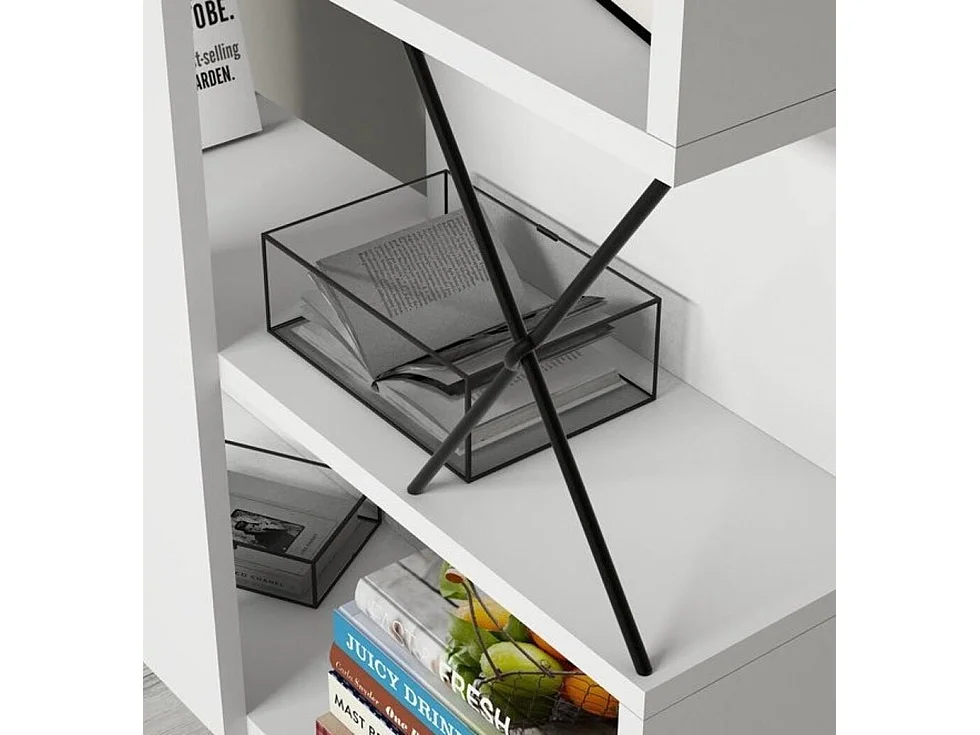 Bibliothèque EXTRA 90 cm blanc