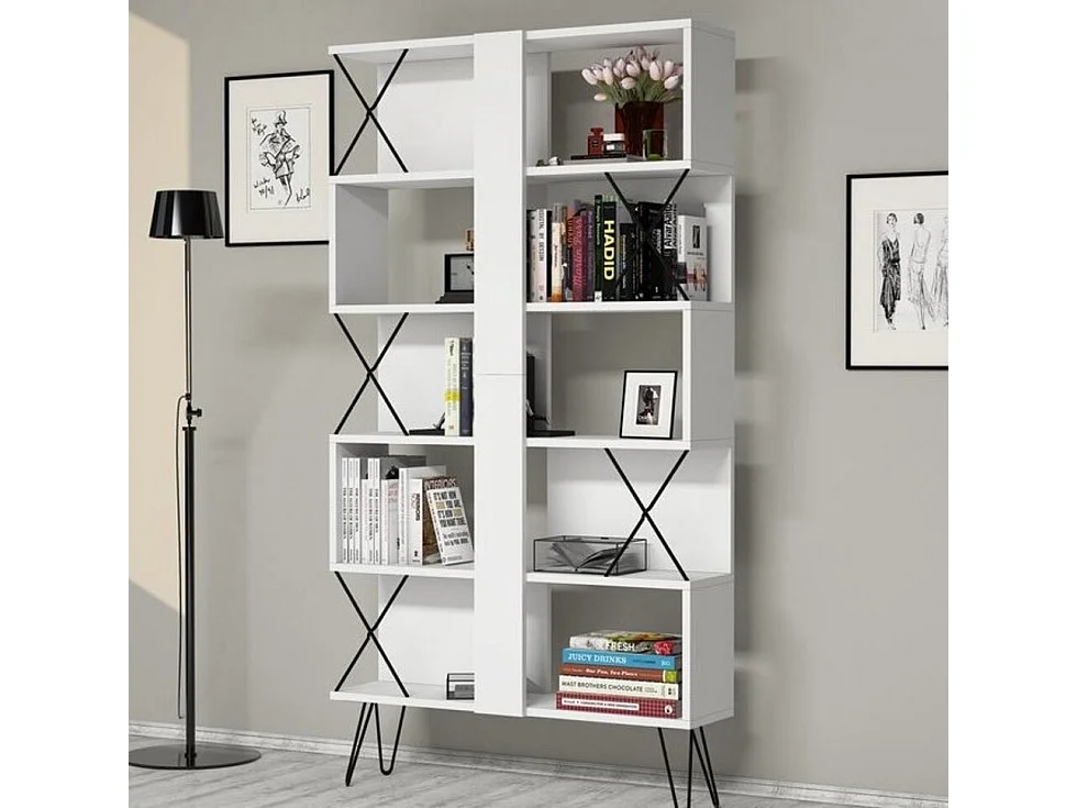 Bibliothèque EXTRA 90 cm blanc