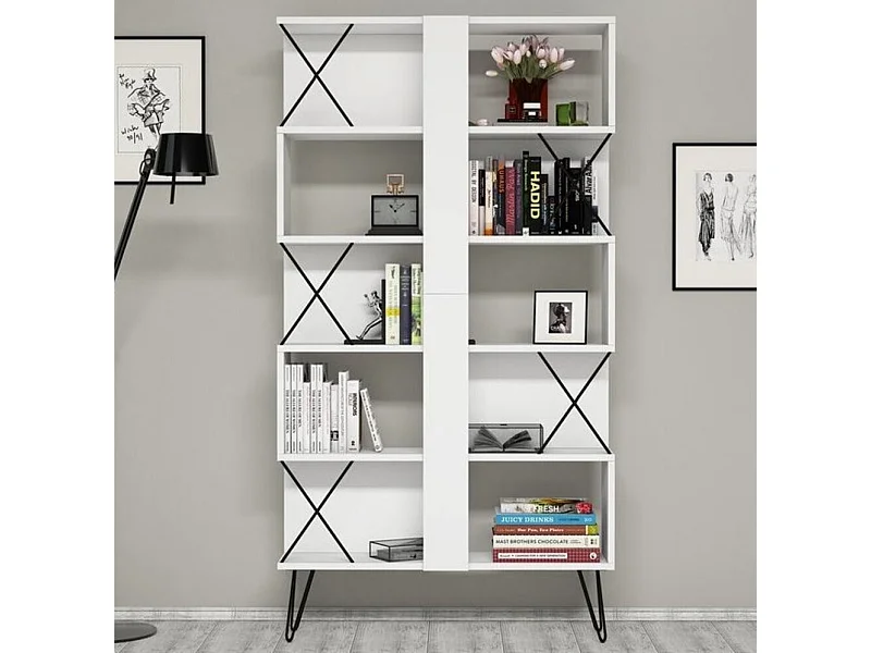 Bibliothèque EXTRA 90 cm blanc