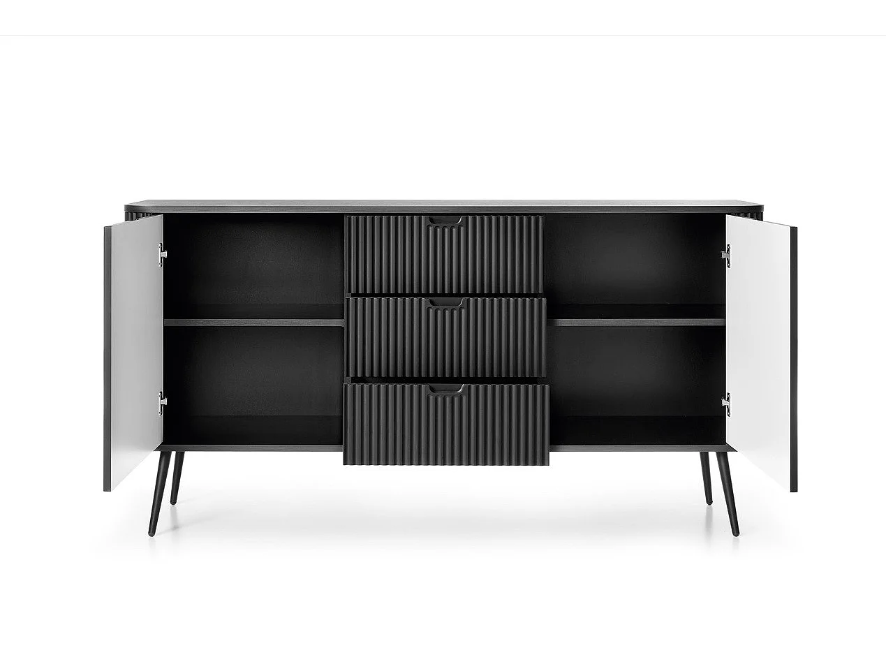 Buffet ROMA 168 cm Noir