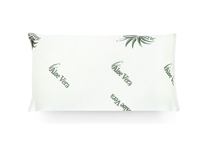 Memory Foam Kissen 40x80 cm mit Aloe Vera – Ergonomisch, Atmungsaktiv & Waschbar