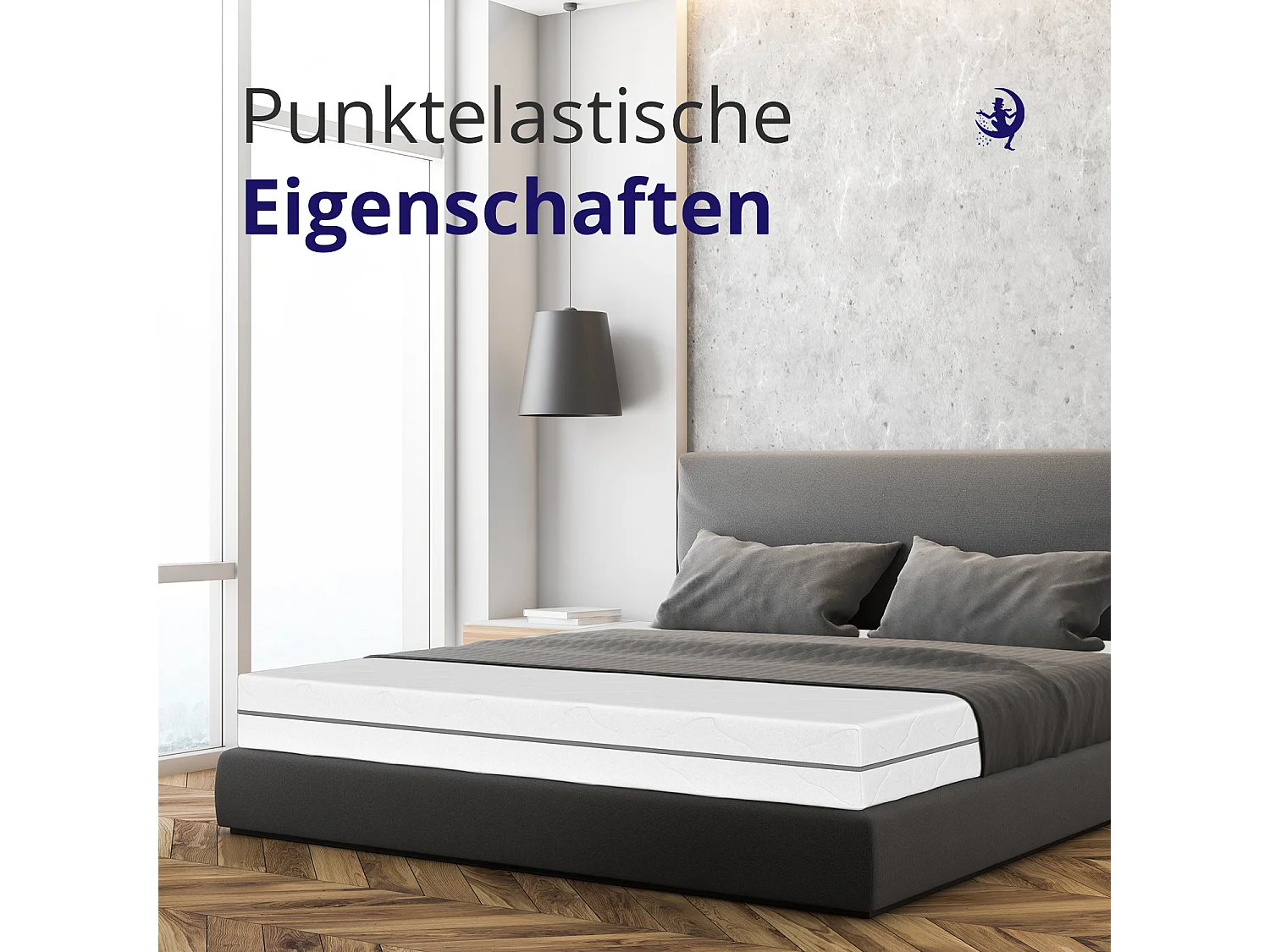 Orthopädische 18cm 7-Zonen Taschenfederkernmatratze 90x200 – hoher Komfort