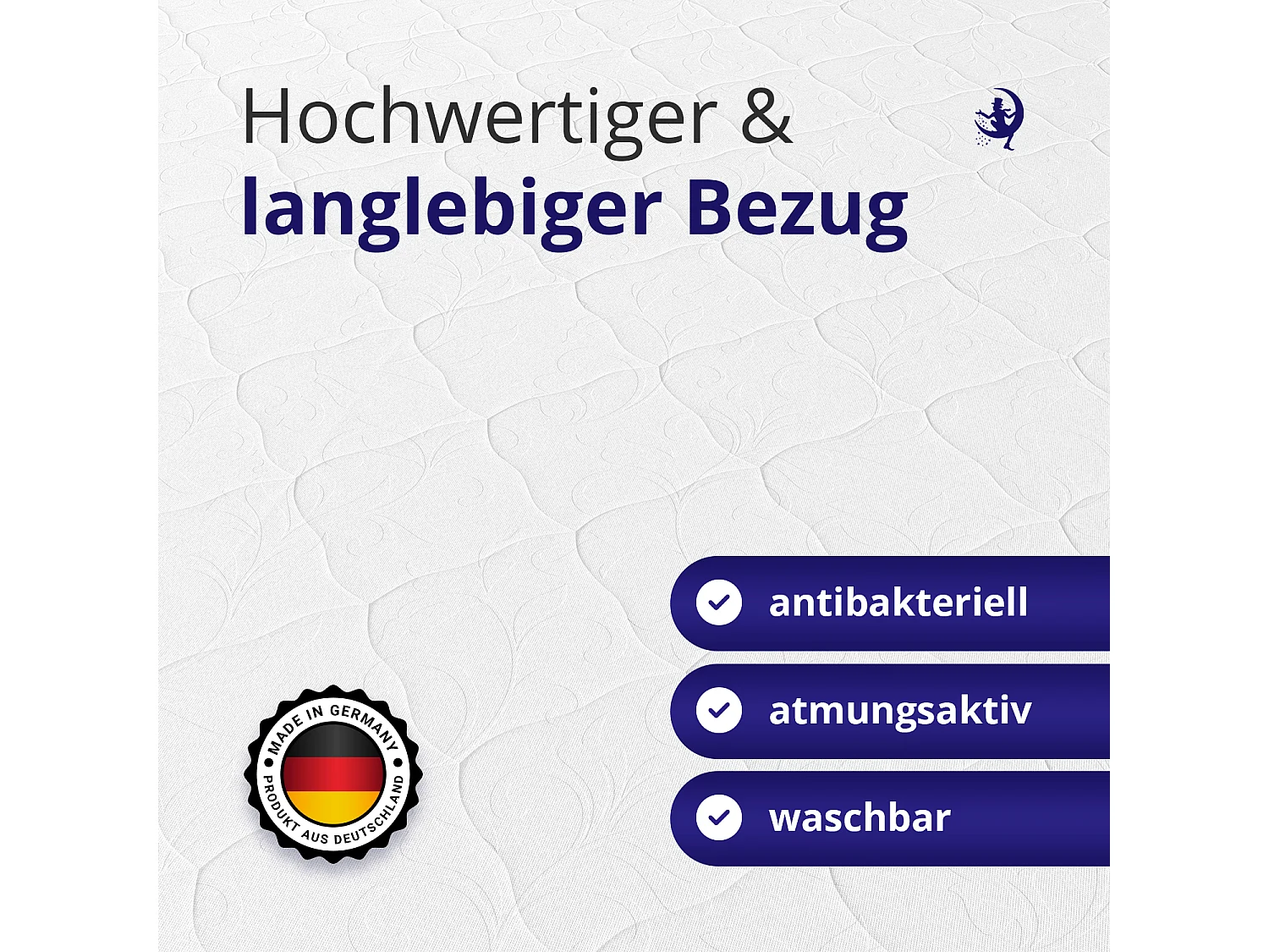 Orthopädische 18cm 7-Zonen Taschenfederkernmatratze 90x200 – hoher Komfort