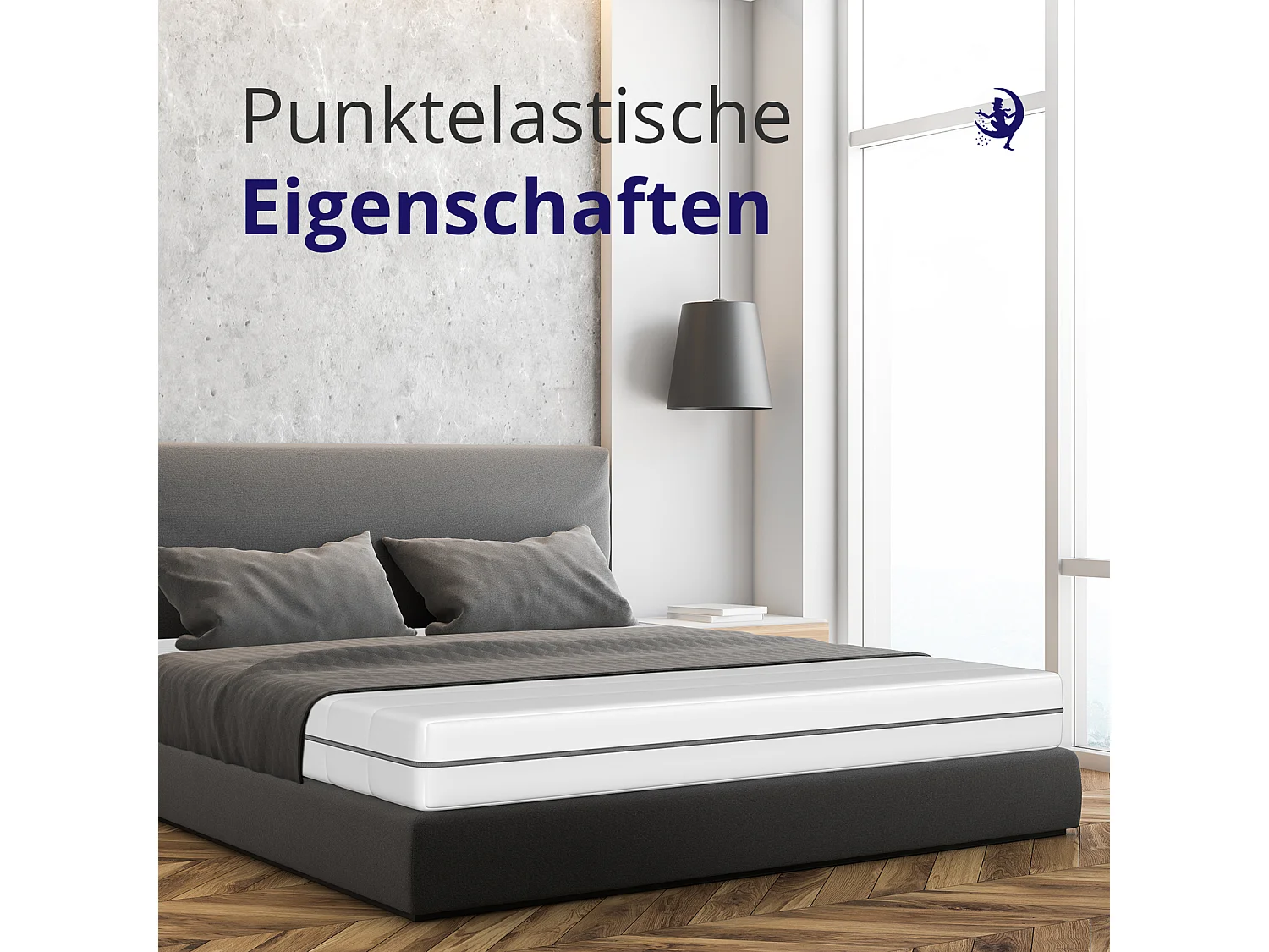 Matratze 90x190 cm Kaltschaum 7 Zonen Extra Matratze waschbar Bezugsstärke 18 cm