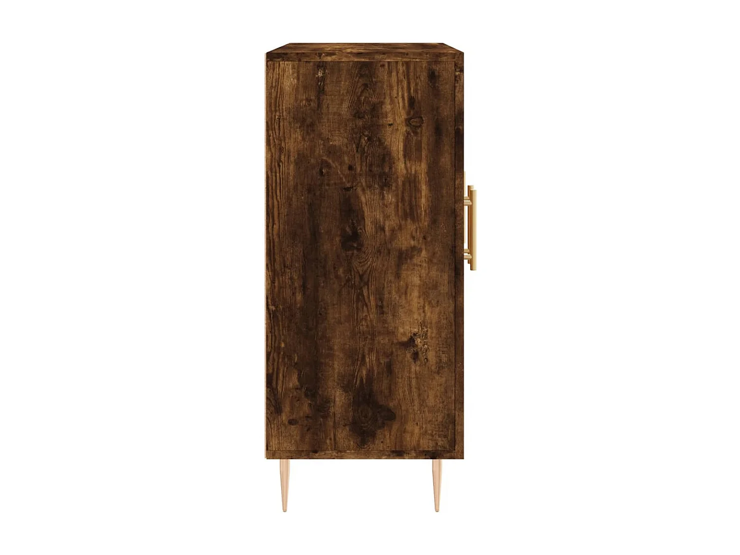 Buffet chêne fumé 90x34x80 cm bois d'ingénierie