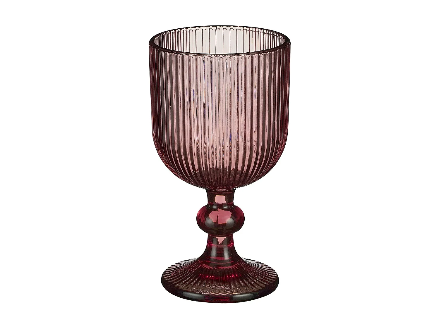 Wijnglas van glas - 8 x 8 x 15 - Paars - MERLOT