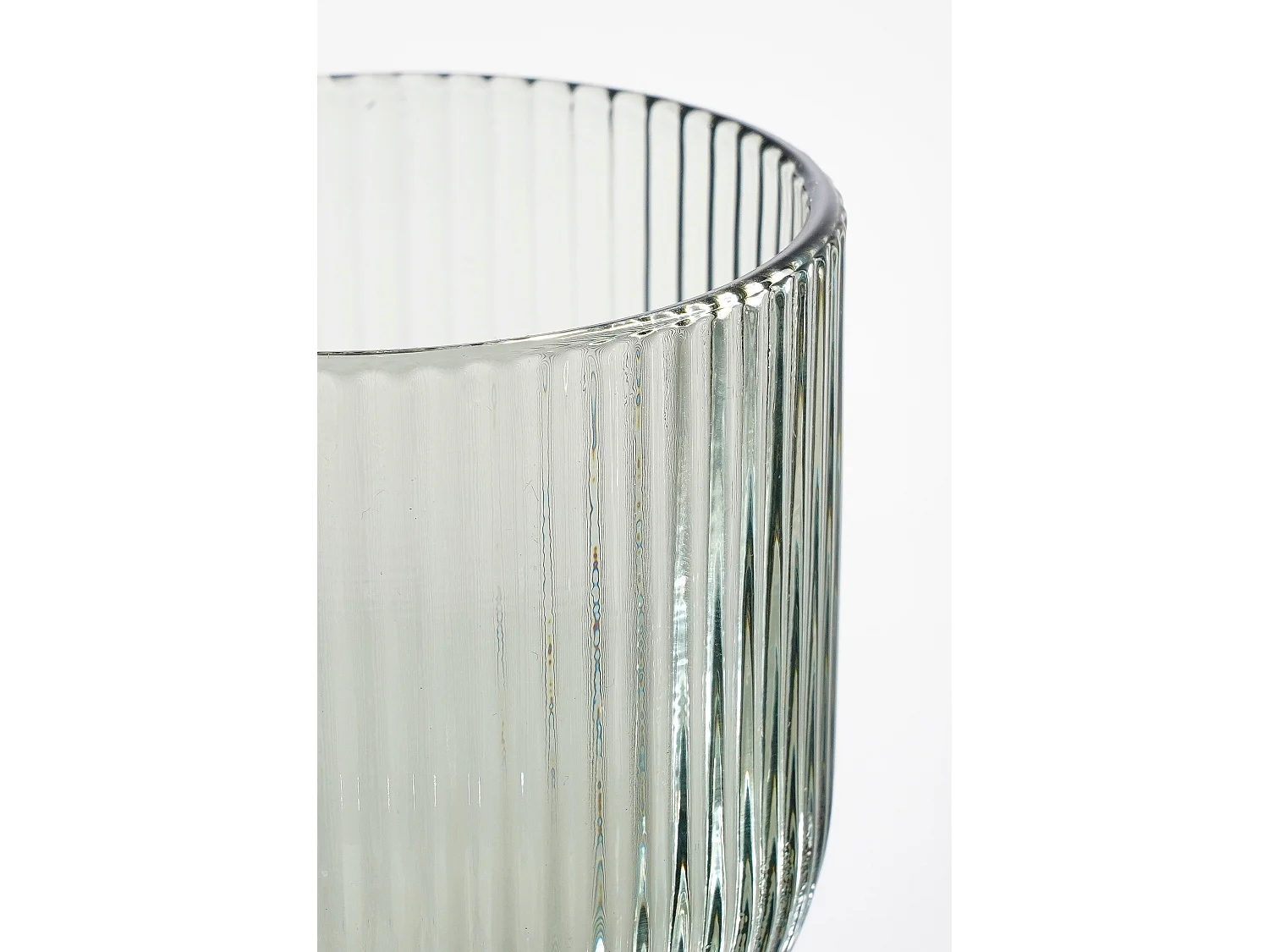 Wijnglas van glas - 8 x 8 x 15 - Grijs - MERLOT