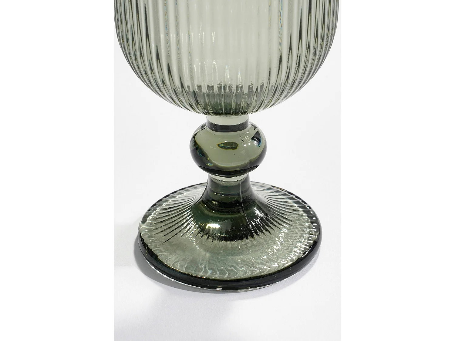 Verre à vin en verre - 8 x 8 x 15 - Gris - MERLOT