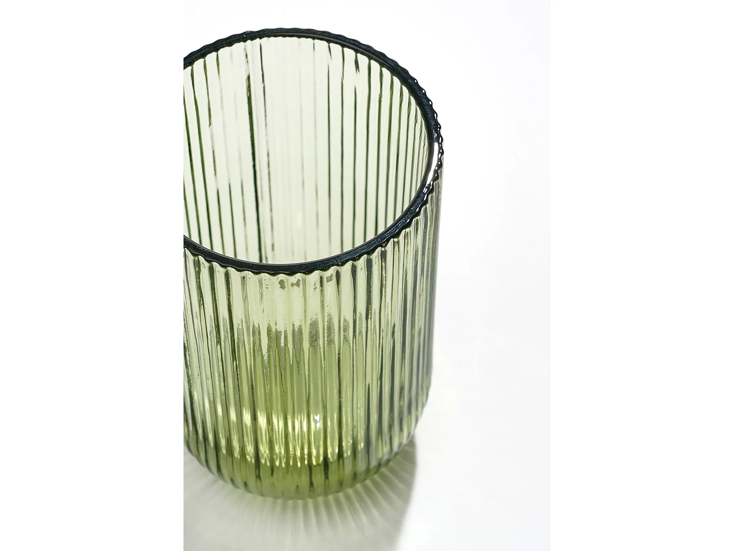 Drinkglas van glas - 8 x 8 x 13 - Lichtgroen - MERLOT