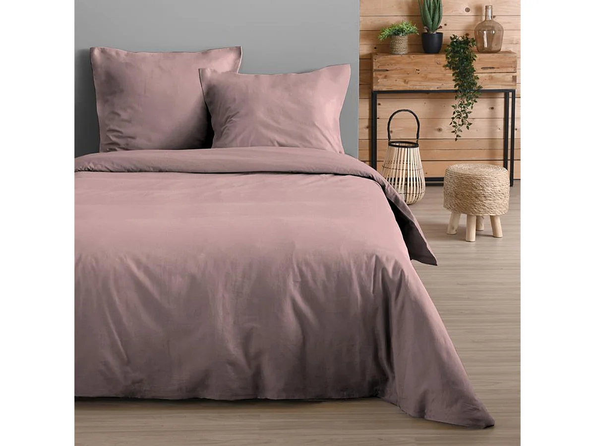 Taie de traversin Eden 45 x 185 cm - vieux rose