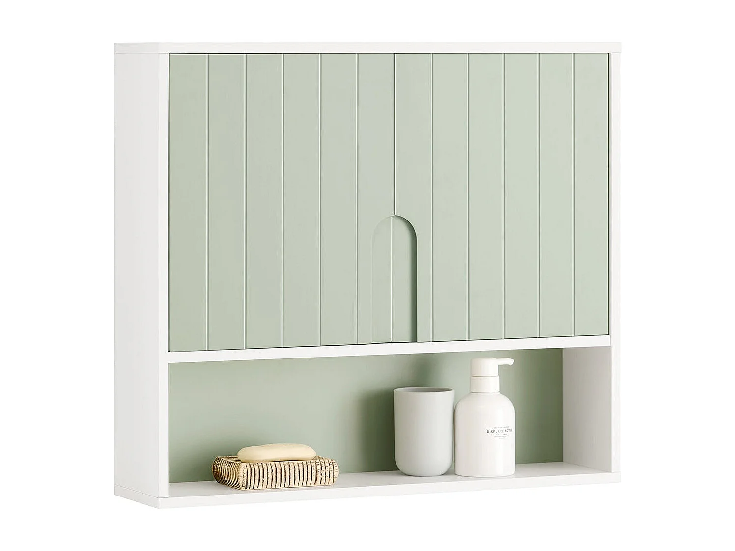 Armario de Pared para Baño Armario de Almacenamiento BZR140-GR SoBuy ES