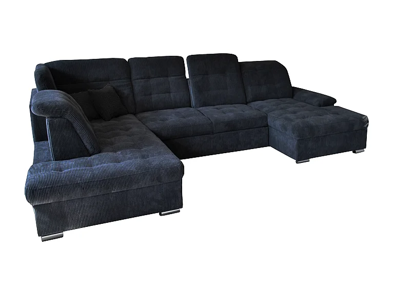 Canapé panoramique droit convertible Karolina