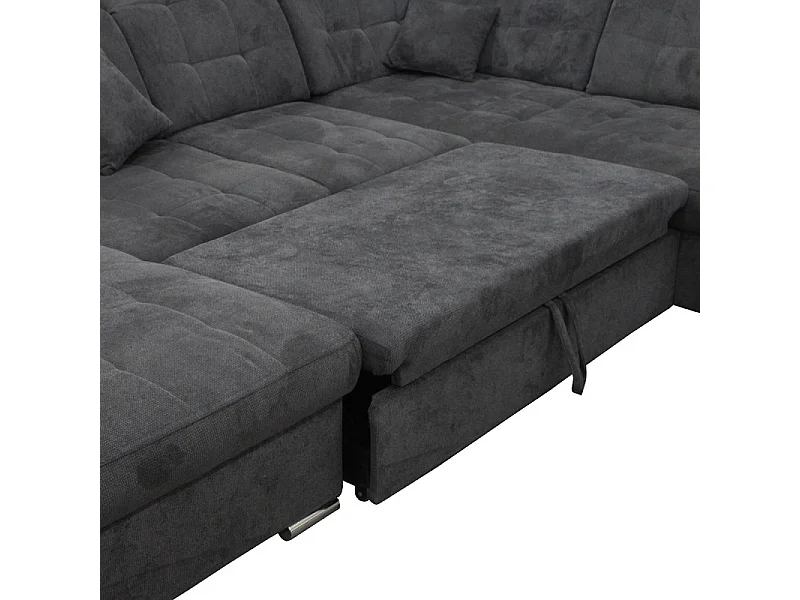 Canapé panoramique gauche convertible Karolina